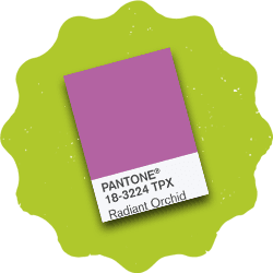 Pantone Radiant Orchid