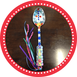 The coveted Spoons League Scepter - Tingalls Graphic Design