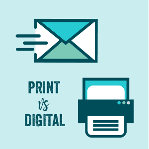 Newsletter design - print vs. digital