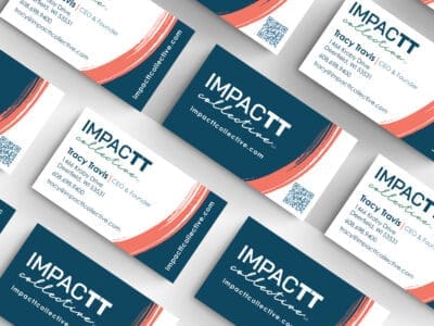 Business card design for ImpacTT Collective llc